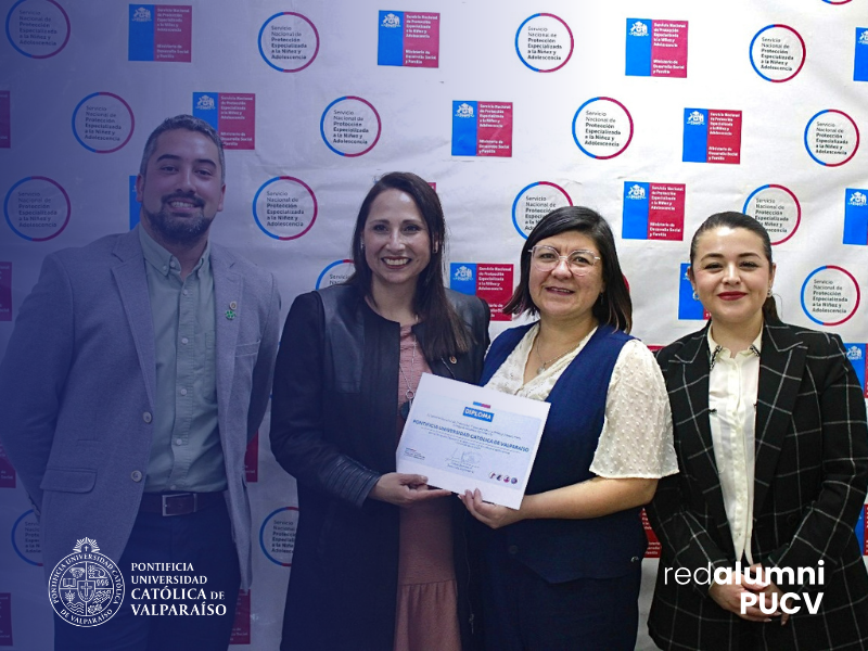 PUCV recibió reconocimiento del Servicio Nacional de Protección Especializada a la Niñez y Adolescencia por su compromiso con la educación e inclusión de jóvenes en la región de Valparaíso